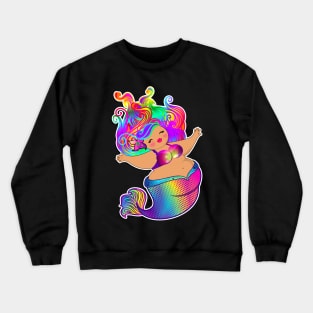 Rainbow Mermaid Crewneck Sweatshirt